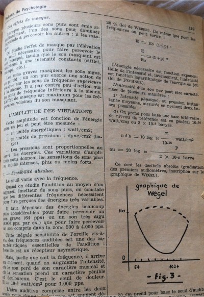 Lois de psychophysique